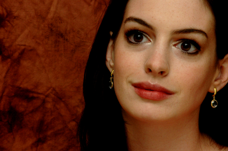 Anne Hathaway - eyes, hathaway, anne, brown