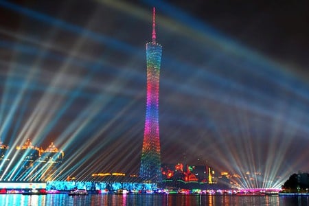 Tower Lights - picture, lights, tower, beautiful