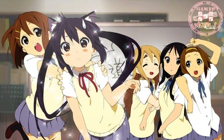 k-on snap shot - k-on, girls, anime, cat ears