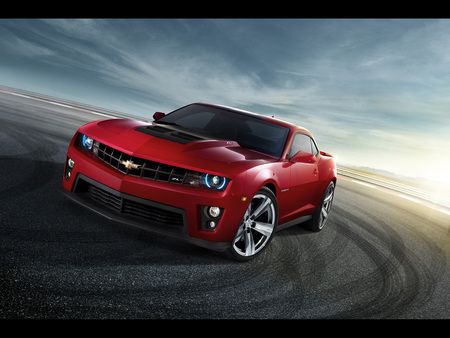 Chevrolet Camaro ZL1 - zl1, 2012, camaro, red