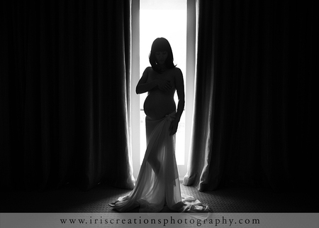 Maternity Photo - woman, pregnant, gown, desktop