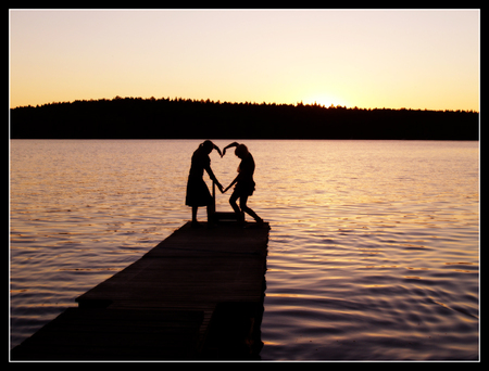 We-live-only-for-this-moment - nature, love, beach, couple, heart, valentine