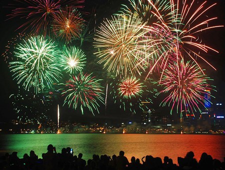 Beautiful Firework - colors, picture, firework, beautiful