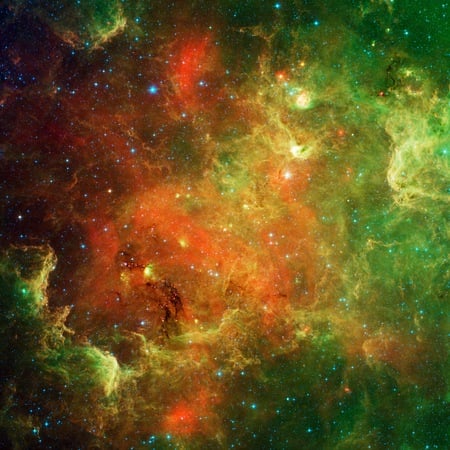 North America Nebula - north america nebula, stars, infrared, spitzer space telescope, nebulae, nasa, space