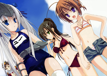 Zombie - zombie, anime, bikini, girl, cute, desuka