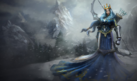 League of Legends - Ashe - league, riot, queen, ashe, legends