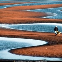 Sand and water