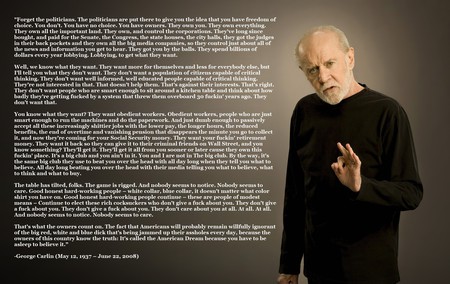 George Carlin 2 - comic, smart, awsomness, truth