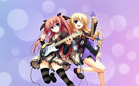 Music - special, girls, anime, music, cute