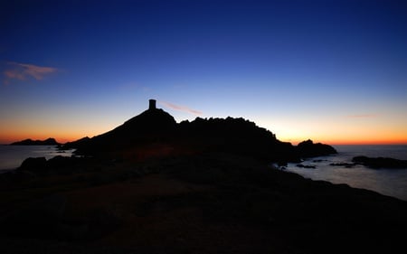 Beauty of nature - evening, mount, sunset, sky