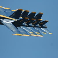 blue angels in a line