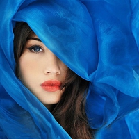 Blue Veiled Beauty