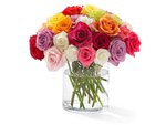 Mixed color rose bouquet