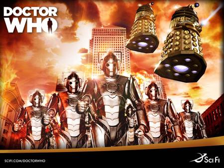 Invation - cybermen, scifi, bbc, doctor who, tv, daleks