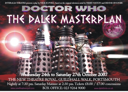 Dalek Master Plan - scifi, bbc, tv, poster, doctor who