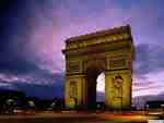 Arc de Triomphe at Night