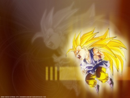 chibi goku SSJ3 - revolution, dragon ball z, dbz, super anime