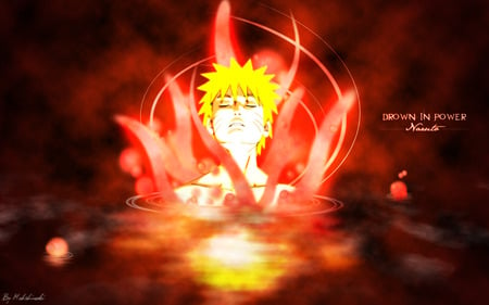 Drown In Power - kyubi, power, naruto