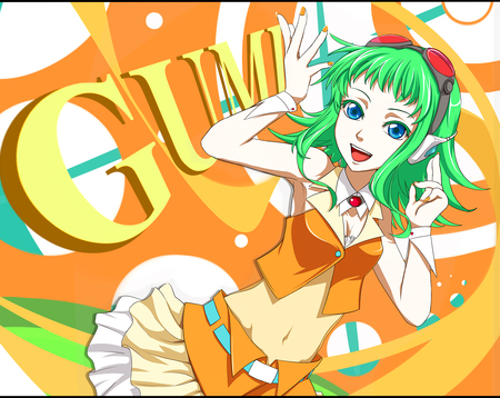 Gumi - gumi, girl, anime, vocaloid