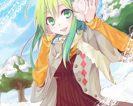 Gumi - anime, gumi, girl, vocaloid