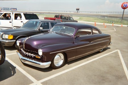 51 MERC - merc, fast, hot rod, purple