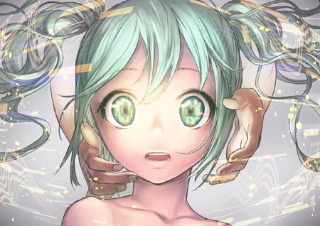 Miku Hatsune - music, vocaloid, anime, female, miku hatsune, hatsune miku, green hair, song