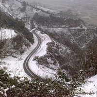 snow road