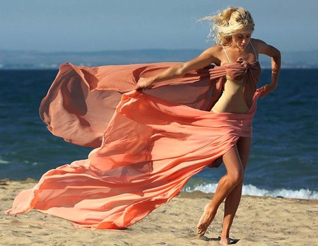 Girl on Beach - picture, on beach, girl, beautiful