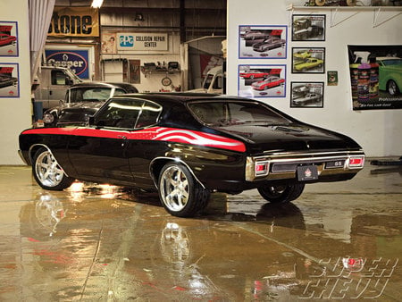 Project American Heroes - chevelle, black, gm, 1970