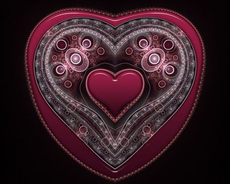 Valentine_Heart - 3d, valentine, abstract, heart