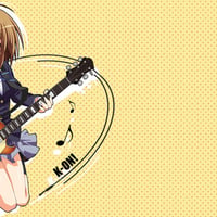 yui on guitar