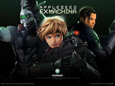 AppleSeed Ex Machina - animated movie, neat, cool, funny