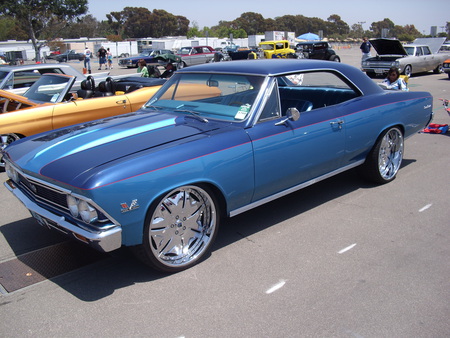 CHEVY CHEVELLE - chevelle, clean, chevy, blue