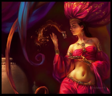 fairy of oriental star - woman, amazing, pretty, creature, beautiful, lovely, fantasy