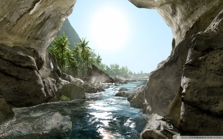 Nature - hd, nature, wide, video game, crysis