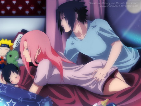 sasusaku-go-get-the-milk-normal - anime, sasuke, sakura, naruto