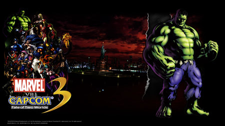 Hulk - comic, game, marvel, capcom, art