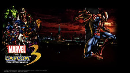 Spiderman - comic, art, capcom, game, marvel