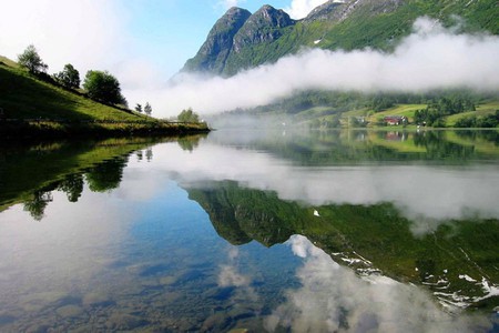 Olden-Norway - picture, norway, reflection, cool, olden