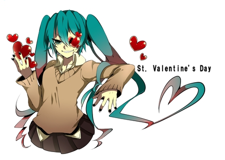 Miku Hatsune - vocaloid, anime, female, miku hatsune, hatsune miku, long hair, green hair