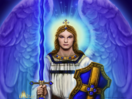 arc angel - abstract, art, arc angel, army, fantasy, religious