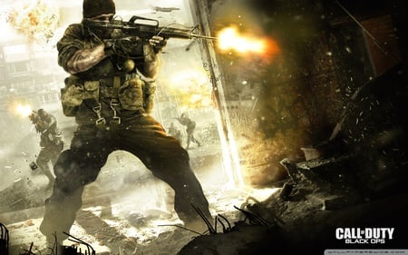 Black Ops - video game, soldier, war, call of duty, hd, wide, action, 1920x1200, adventure, weapon