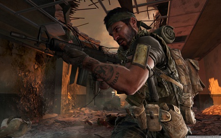 Black Ops - video game, soldier, 2560x1600, war, call of duty, hd, wide, action, adventure, weapon