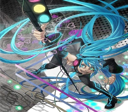 oh my god she lost it - crazy aqua, spot light, song, miku