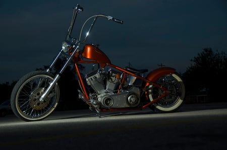 NiteShot - harley, chopper, motoircycle, bike