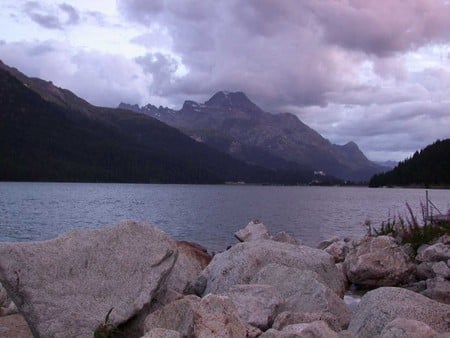 a view at the rivers edge - scene, landscape, setting, beautiful