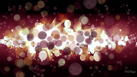 Flareburst Bokeh - maroon, colors, firefox persona, dark, bokeh flare, grunge, black, wine, blur, red