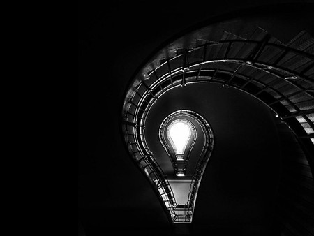 Stairs at Night