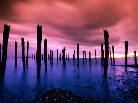 The Old Dock - massachusetts, ocean, dock, harbor, boston