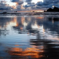 The Sun Sets Over Agate Beach